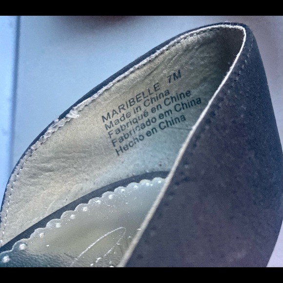 MICHAELANGELO 'MARIBELLE' size 8 Bow Vamp Platform D'Orsay PUMPS HEELS NEW - Picture 5 of 5